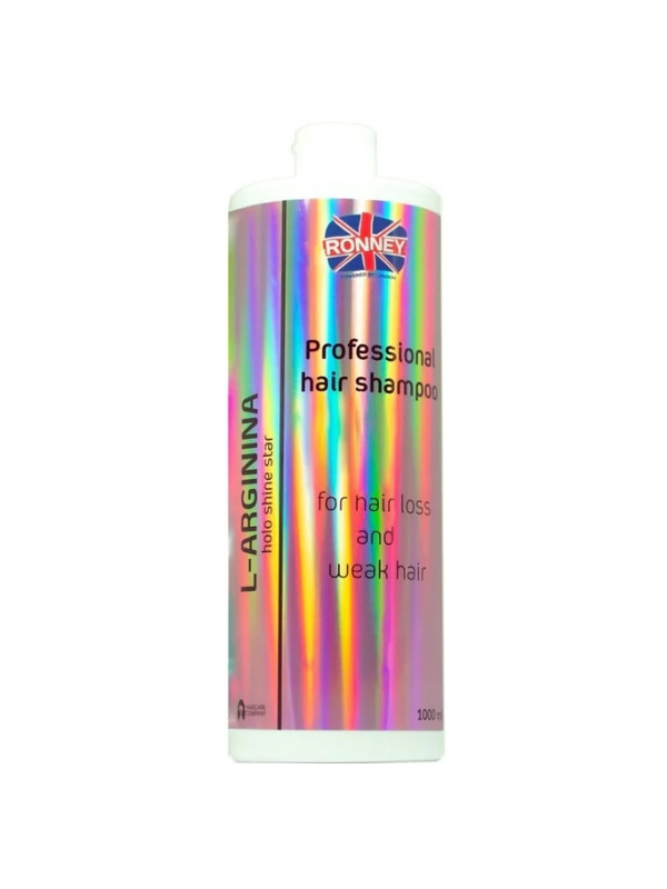 Ronney Professional Holo Shine Star wzmacniający Szampon przeciw wypadaniu włosów L-Arginina 1000 ml