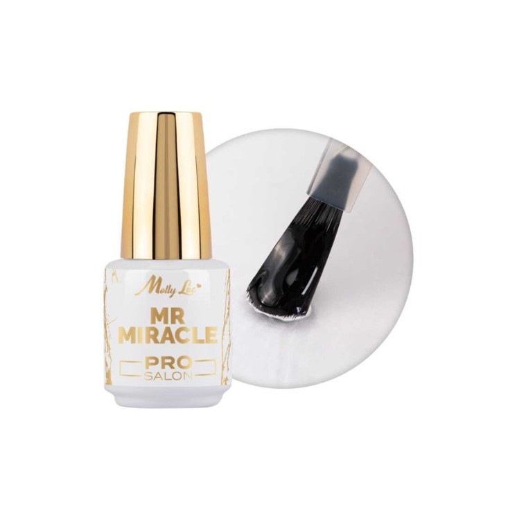 MollyLac Pro Salon Top no wipe Mr Miracle for hybrid nail polishes 15 g