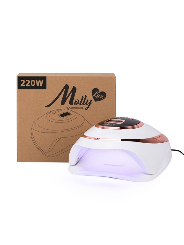 MollyLac Lampa do paznokci Dual UV/LED 220W Z7 MOLLY LUX Biała 1 sztuka