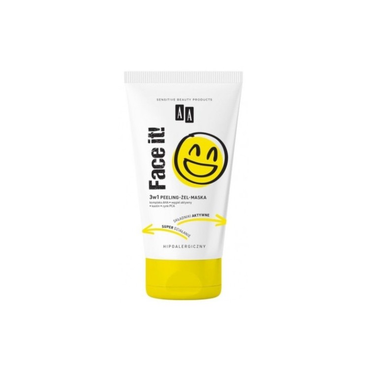 AA Face It 3in1 Peeling - gel - face mask 150 ml