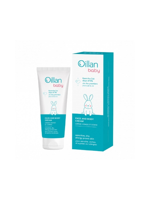 Oillan Baby Krem do twarzy i ciała od 1. dnia życia 75 ml