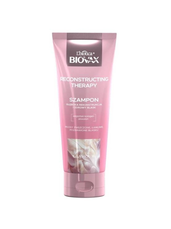 BIOVAX Reconstructing Therapy Szampon do włosów Glamour 200 ml