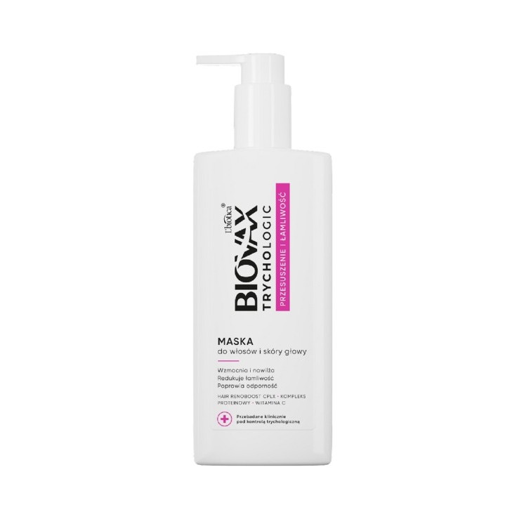 BIOVAX Trychologic Mask for hair and scalp Dryness and brittleness 200 ml