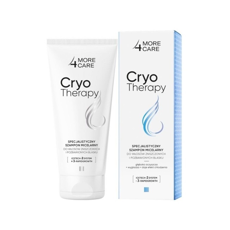More 4 Care CYROTHERAPY спеціаліст міцелярний шампунь для волосся 200 мл