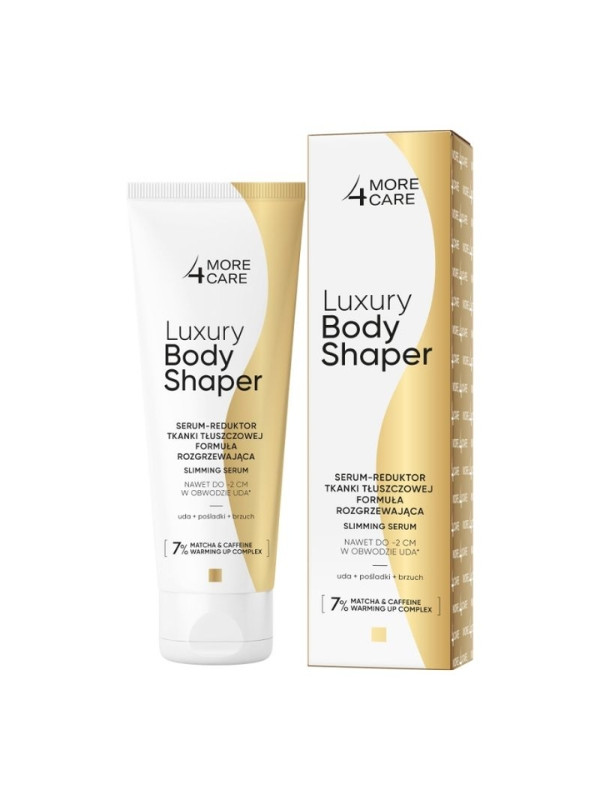 More 4 Care Luxury Body Shaper rozgrzewające Serum-reduktor tkanki tluszczowej Uda, pośladki i brzuch 150 ml