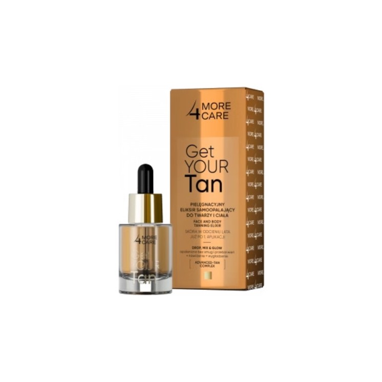 More 4 Care Get Your Tan self-tanning Elixir for face and body 15 ml