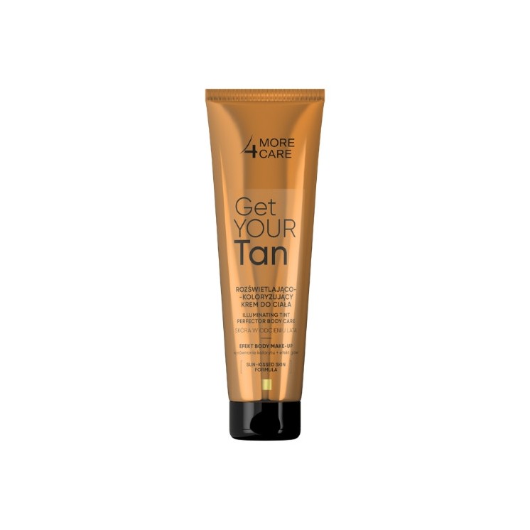 More 4 Care Get Your Tan illuminating and coloring Body Cream 100 ml