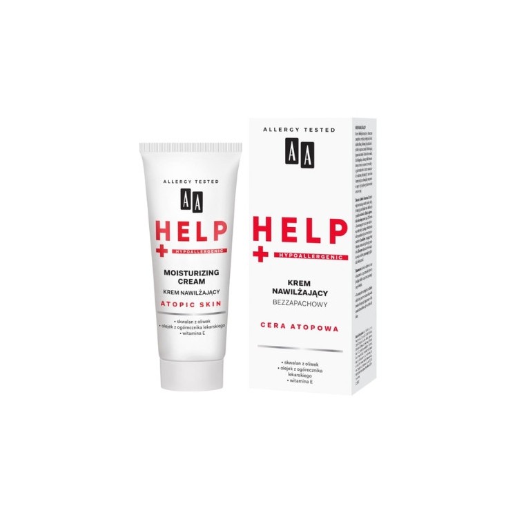 AA Help Cera Atopowa зволожуючий крем для обличчя, без ароматизаторів, 50 мл