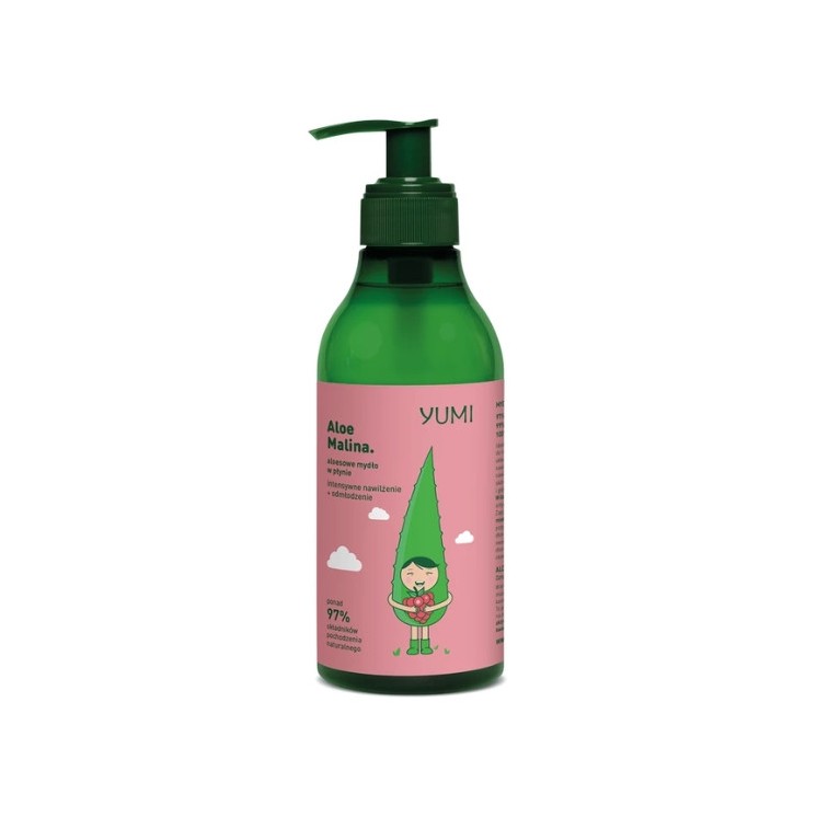 Yumi Aloe Liquid Hand Soap Intensive Moisturizing Raspberry 300 мл