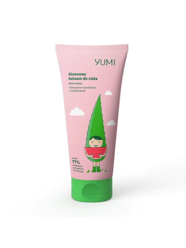 Yumi aloesowy Balsam do ciała intensywnie nawilżający Arbuz 300 ml