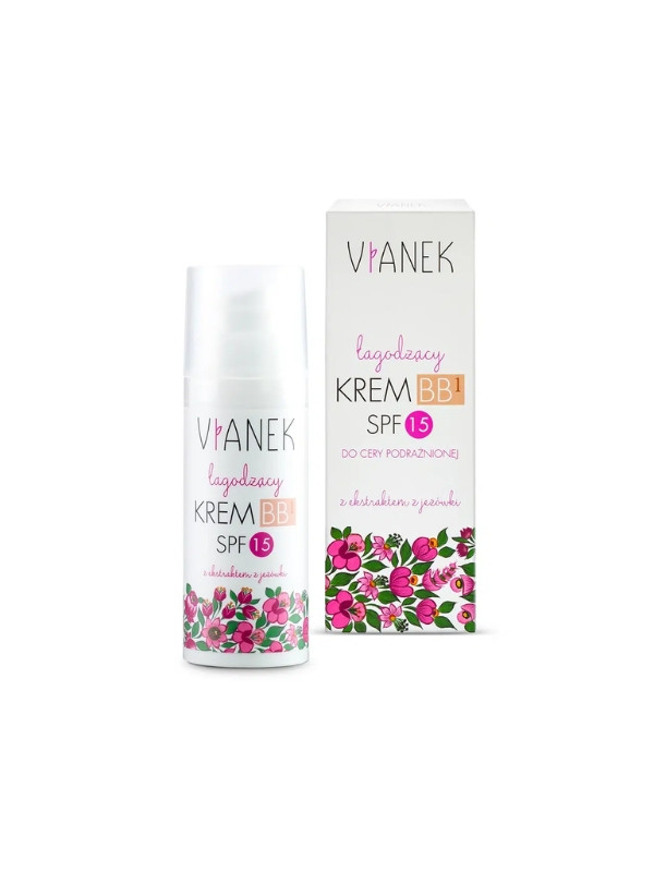 Vianek łagodzący Krem BB do twarzy SPF15 /Jasny/ 50 ml