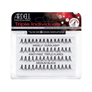 Ardell Triple Individual Tuft Set Medium Black 56 шт