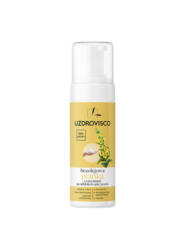 Uzdrovisco bezolejowa Pianka do mycia twarzy z enzymami 150 ml