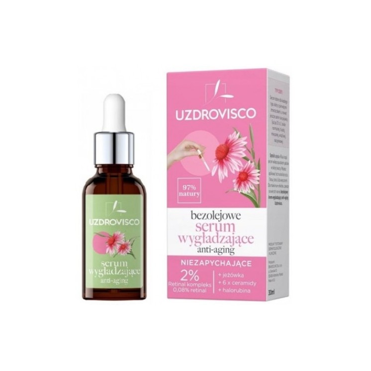Uzdrovisco oil-free Smoothing Anti-aging face Serum 30 ml