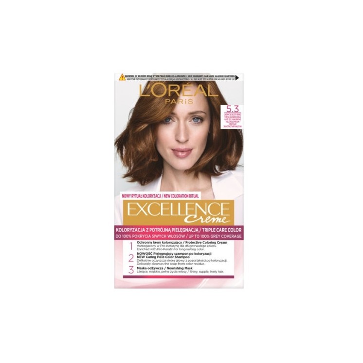 L'oreal Excellence Creme Hair dye / 5 / Light Golden Brown