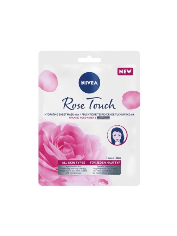 Nivea Rose Touch  Maseczka w płacie 1 sztuka