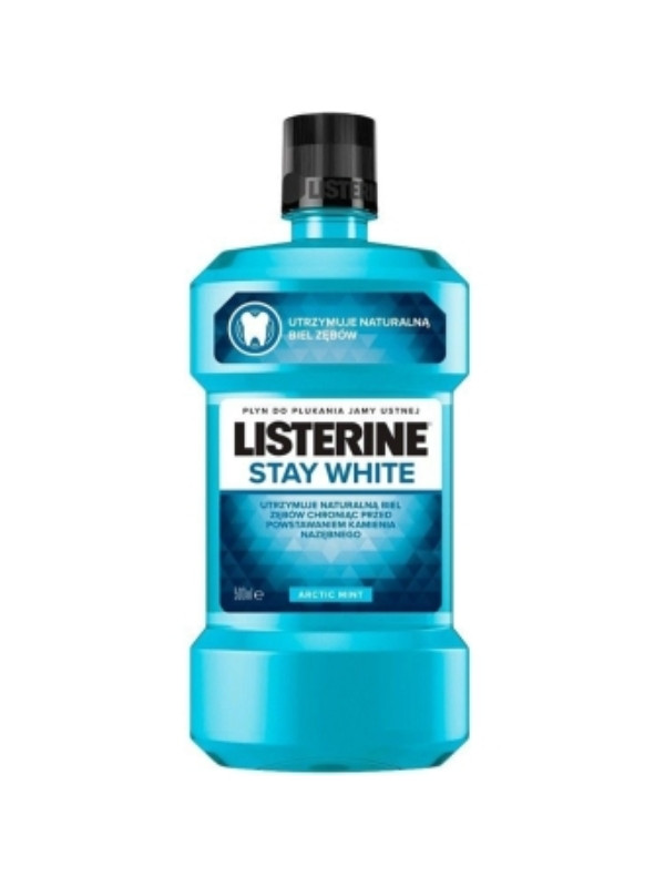 Listerine Płyn do płukania jamy ustnej Stay White 500 ml