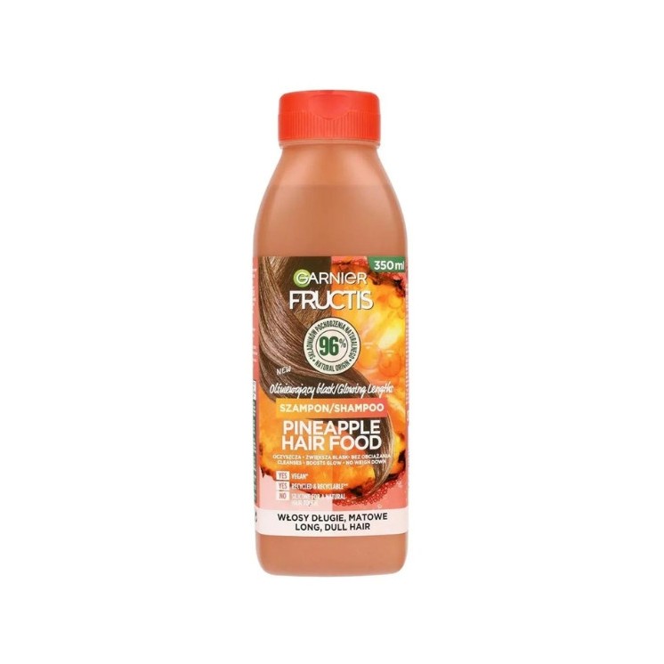 Garnier Fructis Hair Food Шампунь для довгого і тьмяного волосся Ананас 350 мл