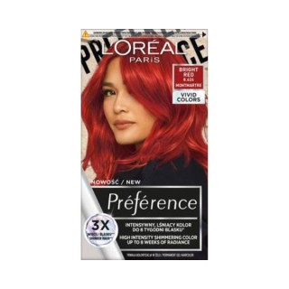 L'oreal Preference Vivid Colors Hair dye /8.624/ Bright Red