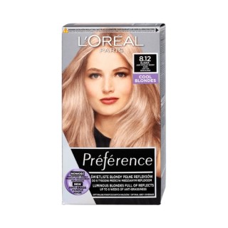 L'oreal Preference Hair dye /8.12/ Light Ash Beige Blond
