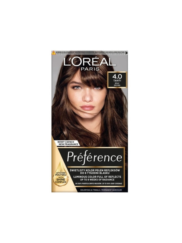 L'oreal Preference Farba do włosów /4/ Brąz