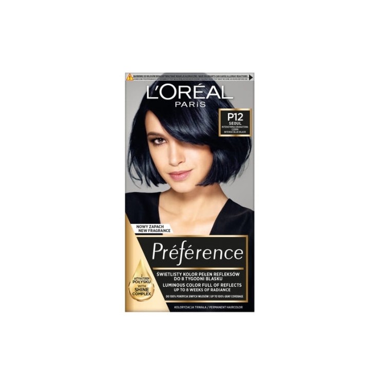 L'oreal Preference Hair dye /P12/ Intense Navy Blue