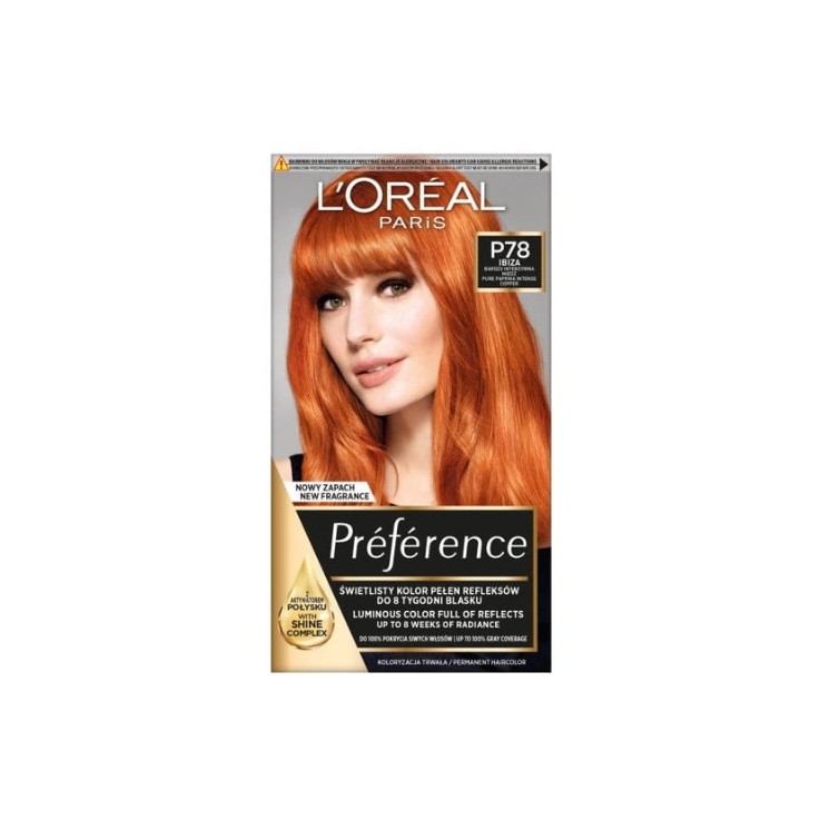 Фарба для волосся L'oreal Preference /P78/ Very Intense Copper