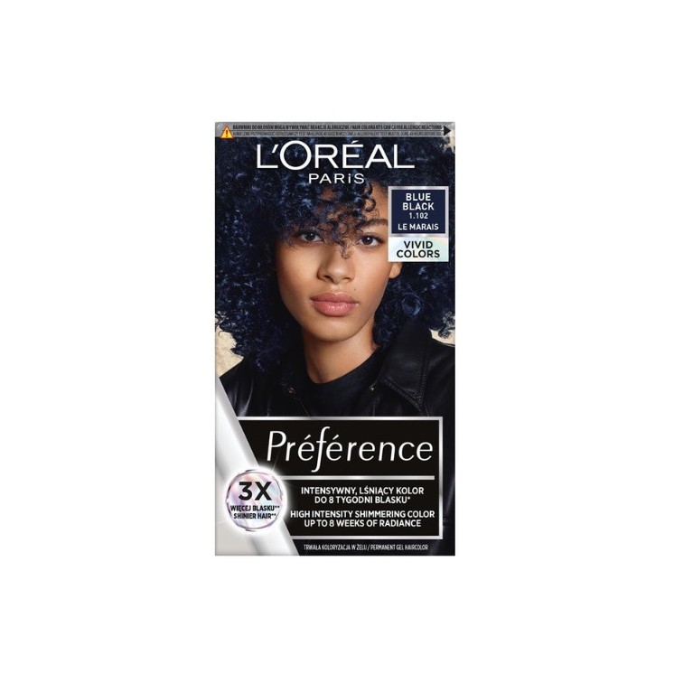 Фарба для волосся L'oreal Preference Vivid Colours /1.102/ Blue Black