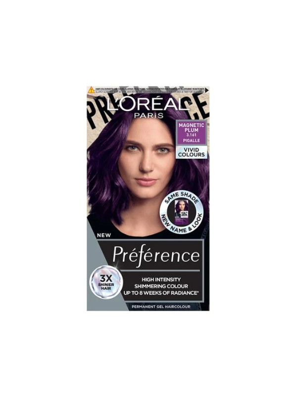 L'oreal Preference Vivid Colors Farba do włosów /3.161/ Magnetic Plum