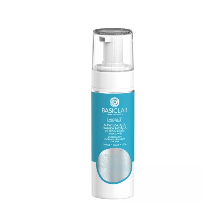 BasicLab Micellis moisturizing cleansing foam for dry and sensitive skin 500 ml