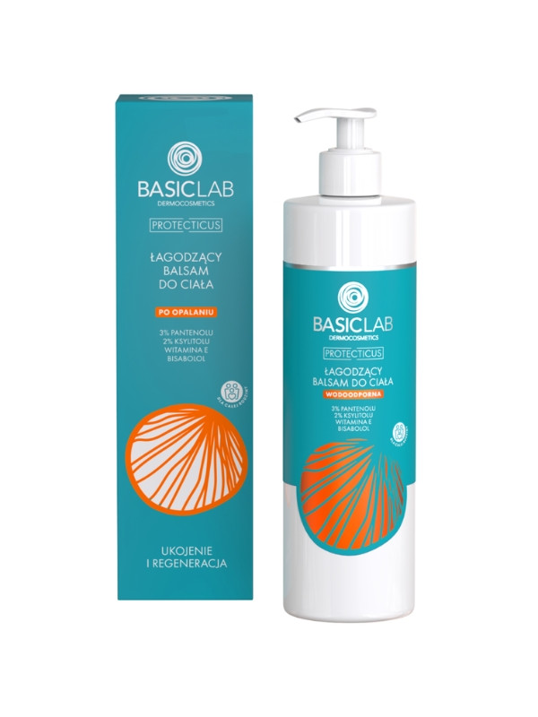 BasicLab Protecticus łagodzący Balsam do ciała po opalaniu 300 ml