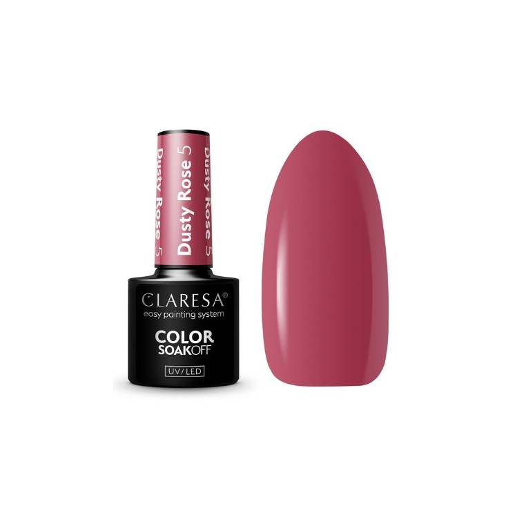 Claresa Dusty Rose Hybrid nail polish / 5 / 5 g