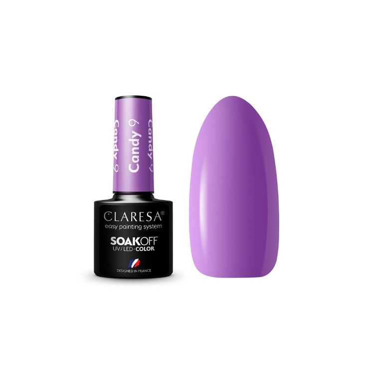 Лак для нігтів Claresa Candy Hybrid /9/ 5 г