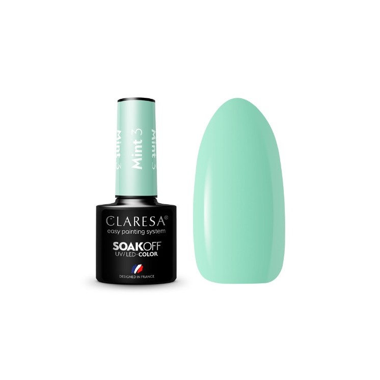 Claresa Mint Hybrid nail polish /3/ 5 g