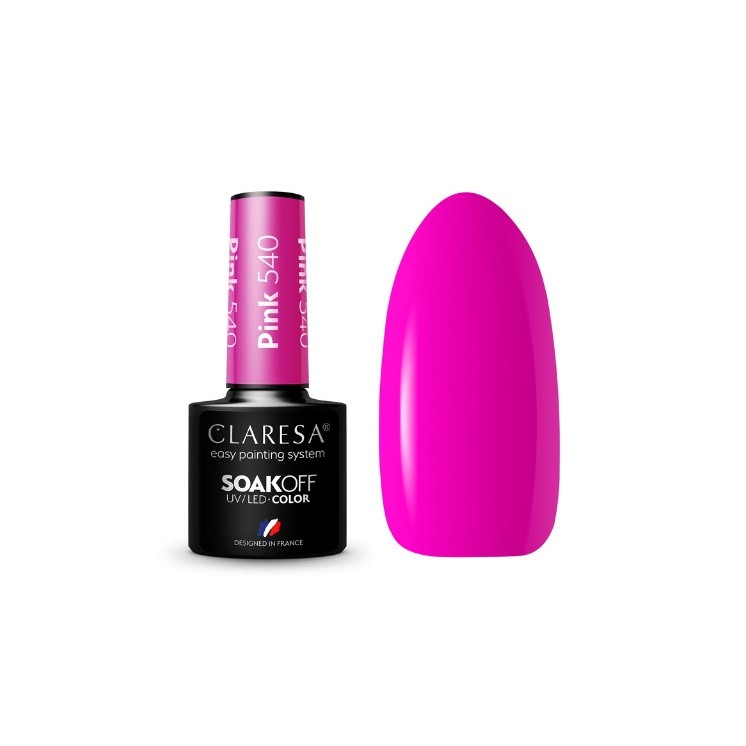 Claresa Pink Hybrid nail polish /540/ 5 g