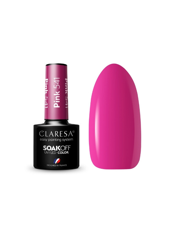 Claresa Pink Lakier hybrydowy do paznokci /541/ 5 g