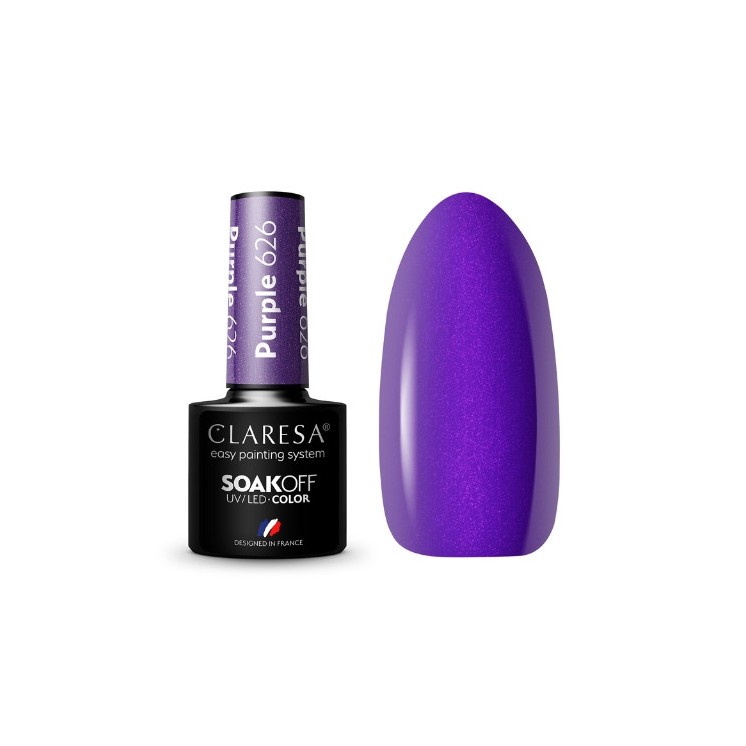 Claresa Purple Hybrid nail polish /626/ 5 g