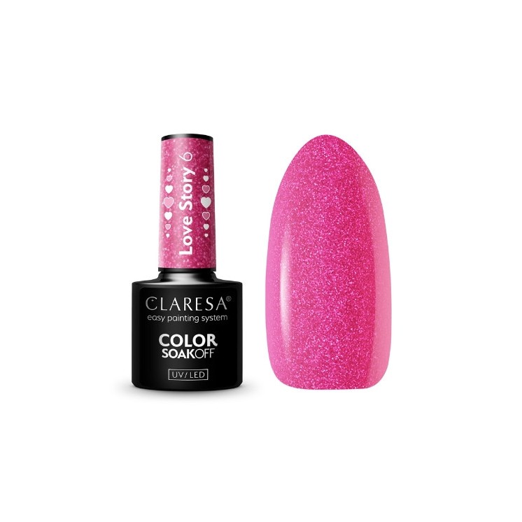 Claresa Love Story Hybrid nail polish /6/ 5 g