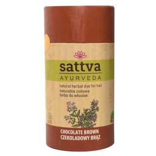 Фарба для волосся Sattva Ayurveda Natural Herbal Chocolate Brown 150 г