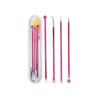 Blackhead removal set 4-piece Rose Red 1 piece