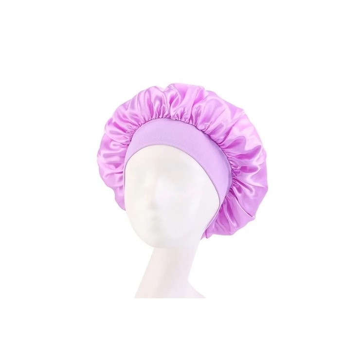 Satin Sleeping Cap Light Volet 1 piece