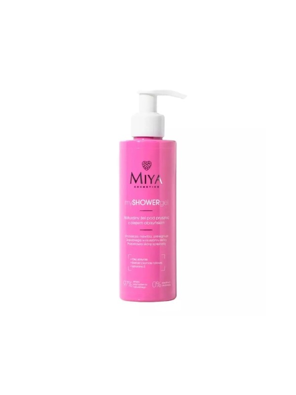 Miya Cosmetics mySHOWERgel naturalny Żel pod prysznic z Olejem Abisyńskim 190 ml