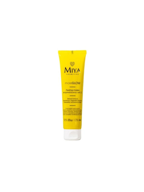 Miya Cosmetics moreGLOW enzymatyczny Peeling - Maska do twarzy z witaminą C 60 ml