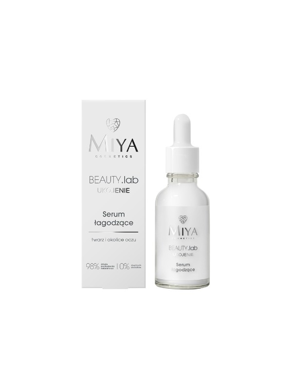 Miya Cosmetics BEAUTY.lab Ukojenie łagodzące Serum do twarzy i okolic oczu 30 ml