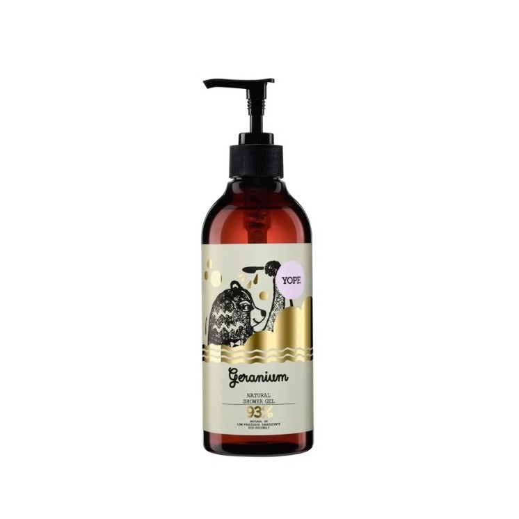 YOPE Pelargonium shower gel 400 ml