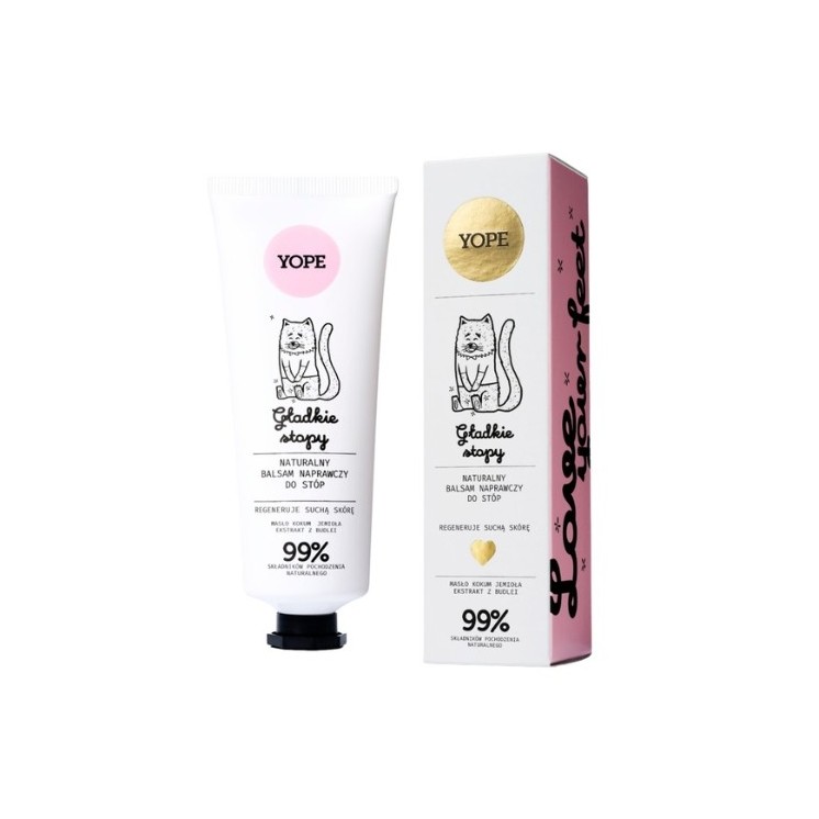 Натуральний відновлюючий бальзам для ніг YOPE 75 мл