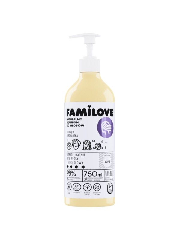 YOPE Familove Naturalny Szampon do włosów 750 ml