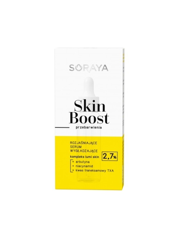 Soraya Skin Boost Rozjaśniające Serum do twarzy Wygładzające 30 ml