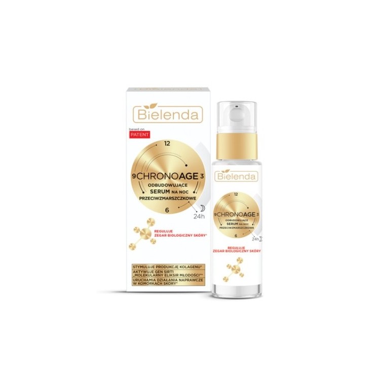 Bielenda Chrono Age 24H Відновлююча нічна Serum для обличчя проти зморшок 30 мл