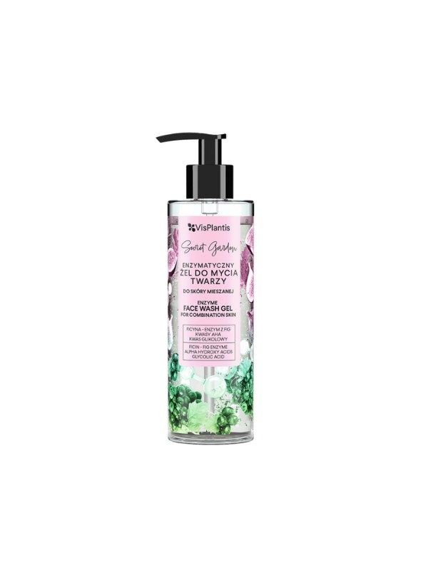 Vis Plantis Secret Garden Enzymatyczny Żel do mycia twarzy do skóry mieszanej 200 ml